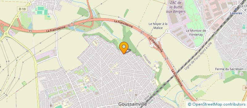 localisation de l'entreprise LA CHARITE  GOUSSAINVILLE