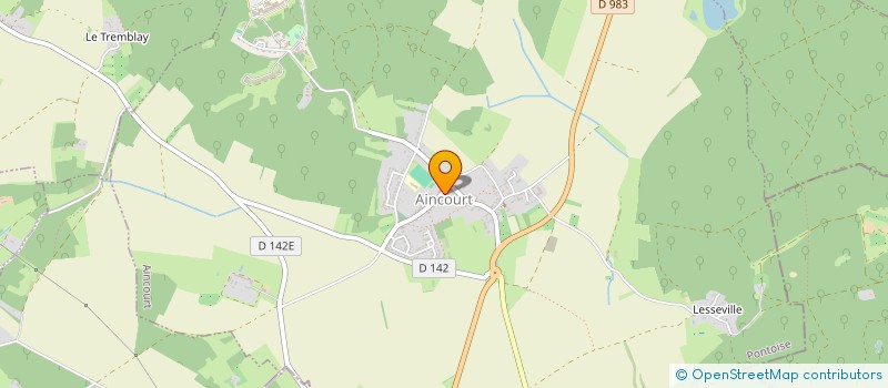 localisation de l'entreprise LA CHARLERIE  AINCOURT