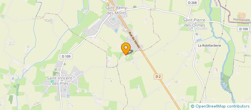 localisation de l'entreprise LA CHARLFATGO  MAMERS