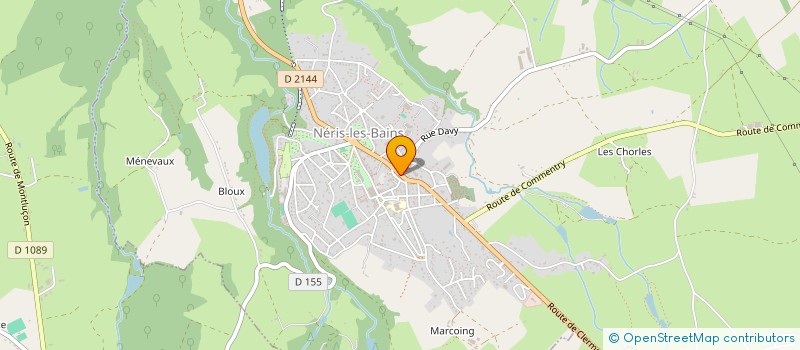 localisation de l'entreprise LA CHARLOTINE à NERIS-LES-BAINS
