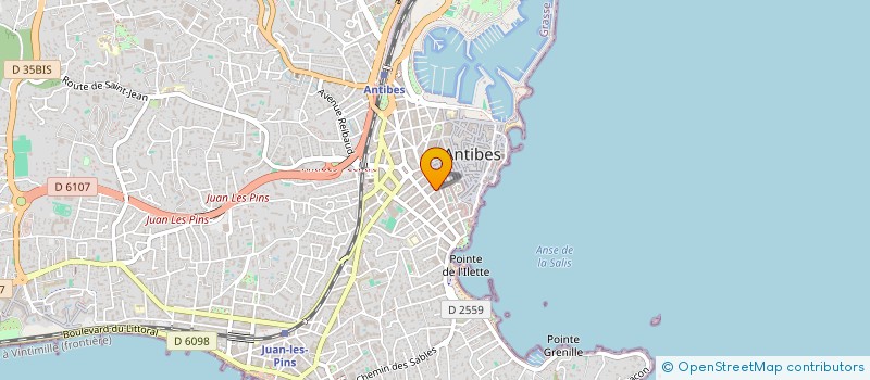 localisation de l'entreprise LA CHARLOTTE à ANTIBES