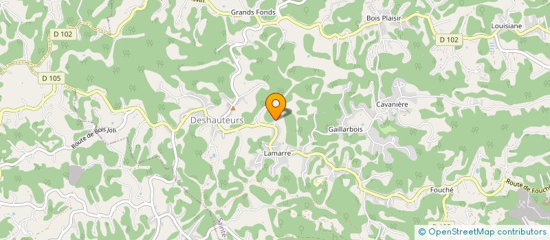 localisation de l'entreprise LA CHARMANTE  SAINTE-ANNE