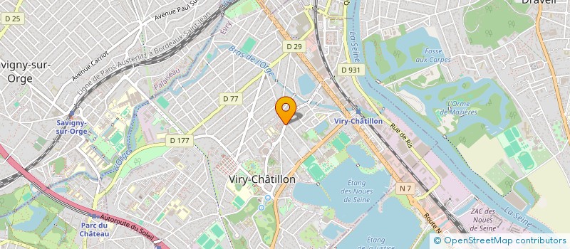 localisation de l'entreprise LA CHARMANTILLE à VIRY-CHATILLON