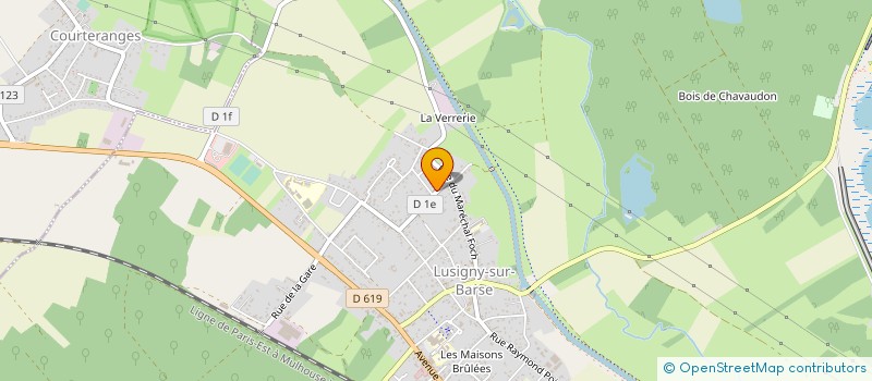 localisation de l'entreprise LA CHARME AUX OIES à LUSIGNY-SUR-BARSE