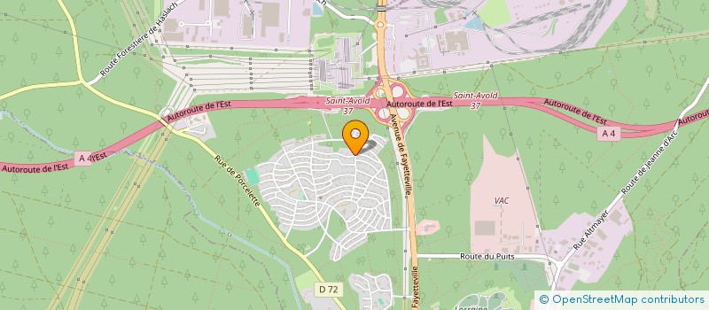 localisation de l'entreprise LA CHARMELLE  SAINT-AVOLD