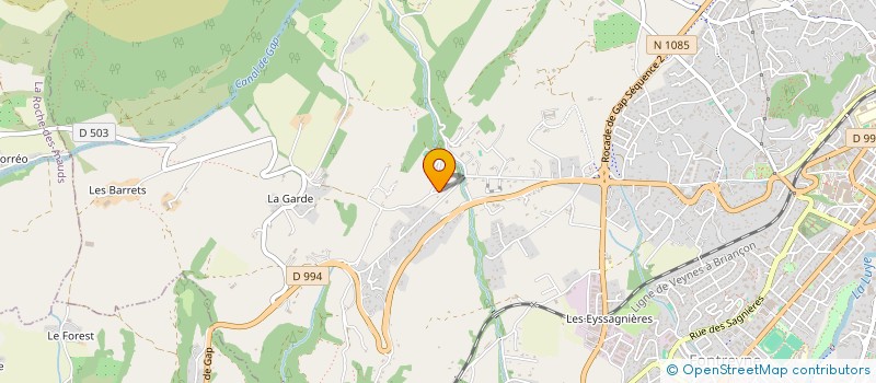 localisation de l'entreprise LA CHARMERIE  GAP