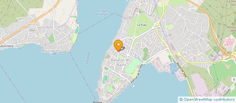 localisation de l'entreprise LA CHARMETTE  BALARUC-LES-BAINS