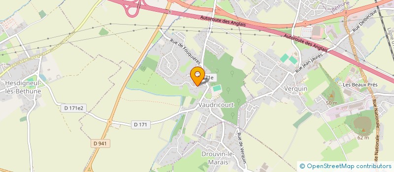 localisation de l'entreprise LA CHARMILLE  VAUDRICOURT