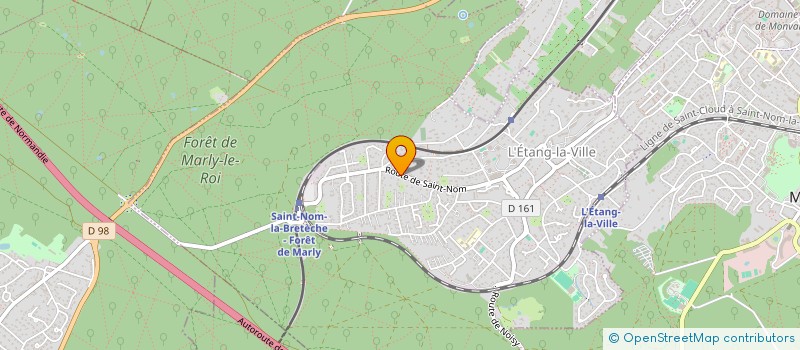 localisation de l'entreprise LA CHARMILLE  L'ETANG-LA-VILLE