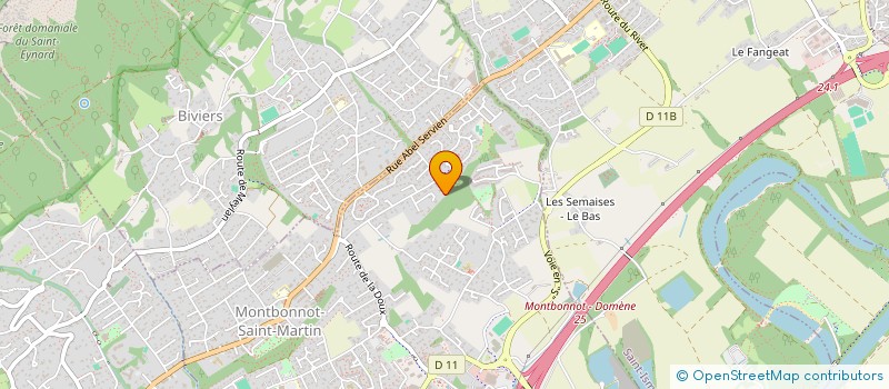 localisation de l'entreprise LA CHARMILLE  MONTBONNOT-SAINT-MARTIN