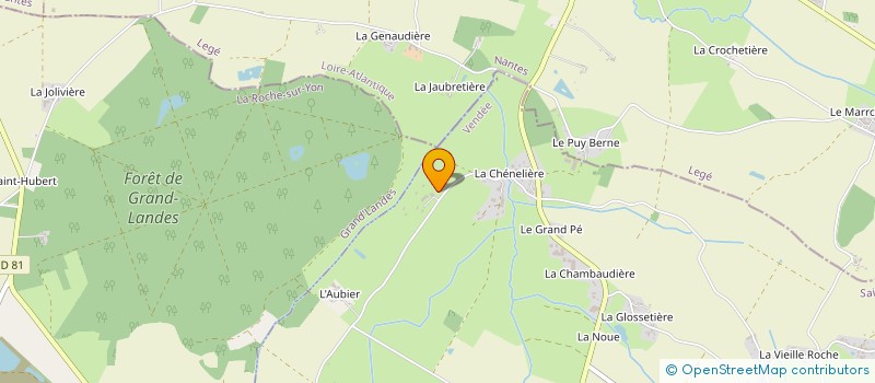 localisation de l'entreprise LA CHARMOISE à SAINT-ETIENNE-DU-BOIS