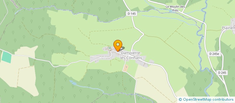 localisation de l'entreprise LA CHARMOTTE  BOULIGNEY