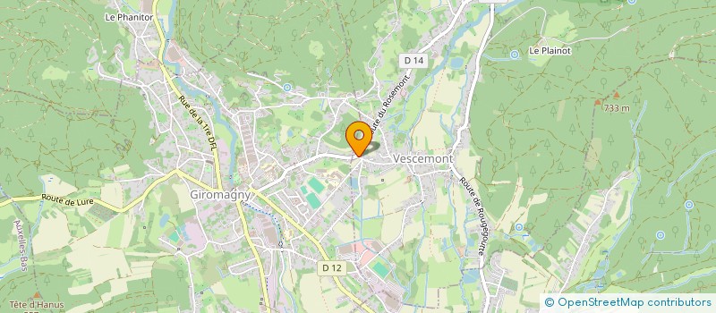 localisation de l'entreprise LA CHARMOTTE à VESCEMONT