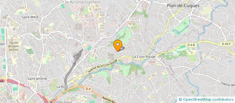 localisation de l'entreprise LA CHARNIERE CLUB  MARSEILLE