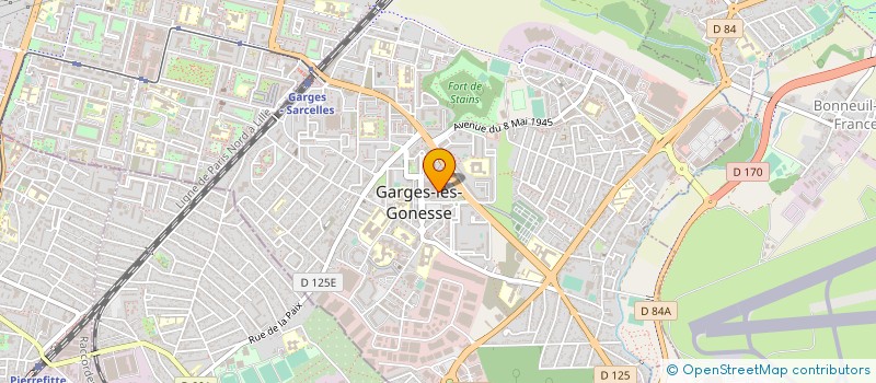 localisation de l'entreprise LA CHAROLAISE à GARGES-LES-GONESSE