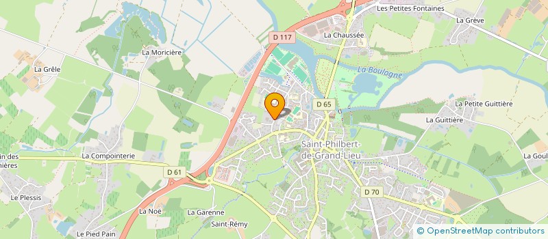 localisation de l'entreprise LA CHAROULIERE  SAINT-PHILBERT-DE-GRAND-LIEU