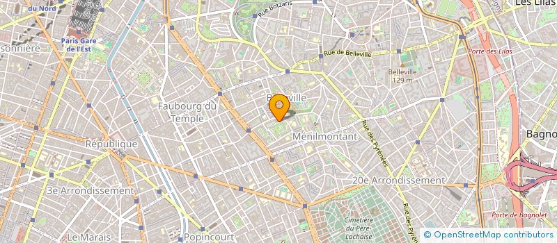 localisation de l'entreprise LA CHARPOUA  PARIS