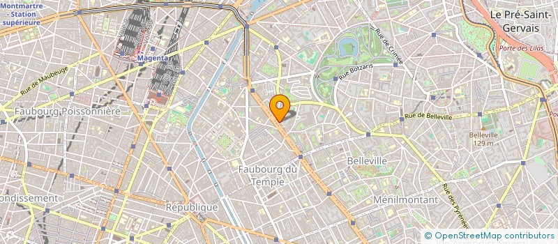 localisation de l'entreprise LA CHARRETTE  PARIS