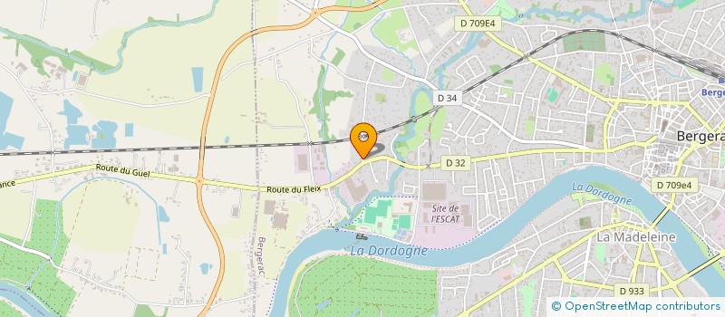 localisation de l'entreprise LA CHARRETTE AUX FROMAGES à BERGERAC