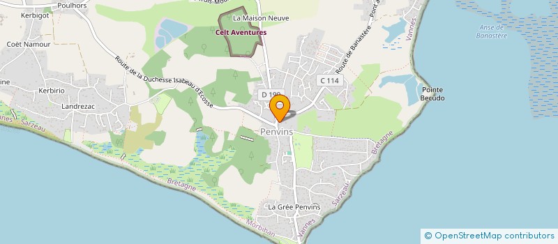 localisation de l'entreprise LA CHARRETTE QUI KOUIGN  SARZEAU