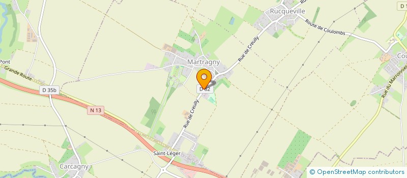 localisation de l'entreprise LA CHARRETTERIE  MOULINS-EN-BESSIN