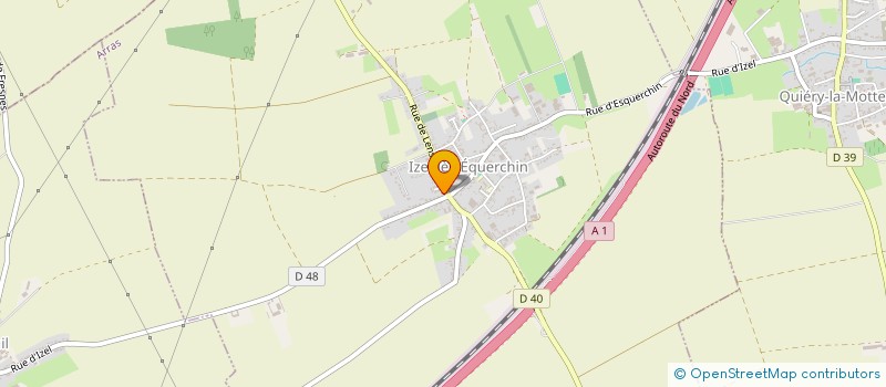 localisation de l'entreprise LA CHARRUE  IZEL-LES-EQUERCHIN