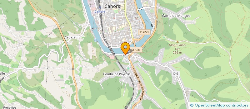 localisation de l'entreprise LA CHARTREUSE  CAHORS