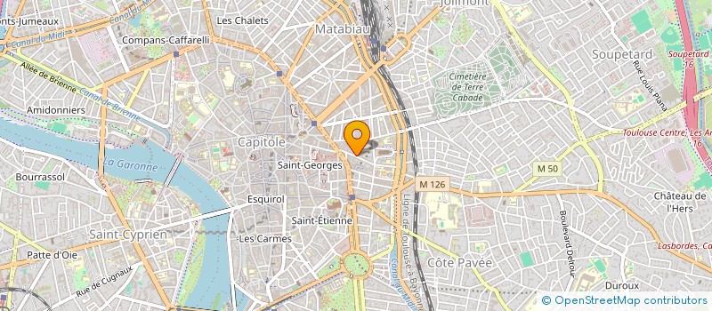 localisation de l'entreprise LA CHARTREUSE  TOULOUSE