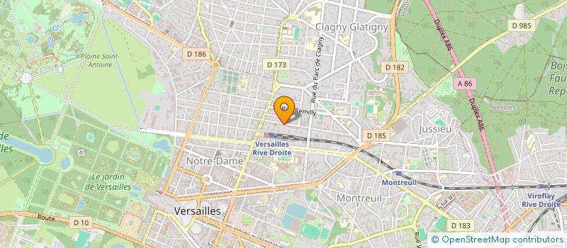 localisation de l'entreprise LA CHARTREUSE D'AYRIES à VERSAILLES