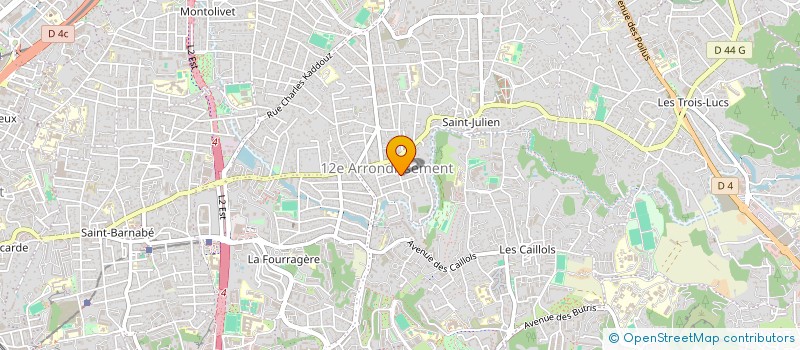 localisation de l'entreprise LA CHARTREUSE DE BEAUMONT à MARSEILLE