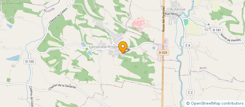 localisation de l'entreprise LA CHARTREUSE DE DO  PAVIE