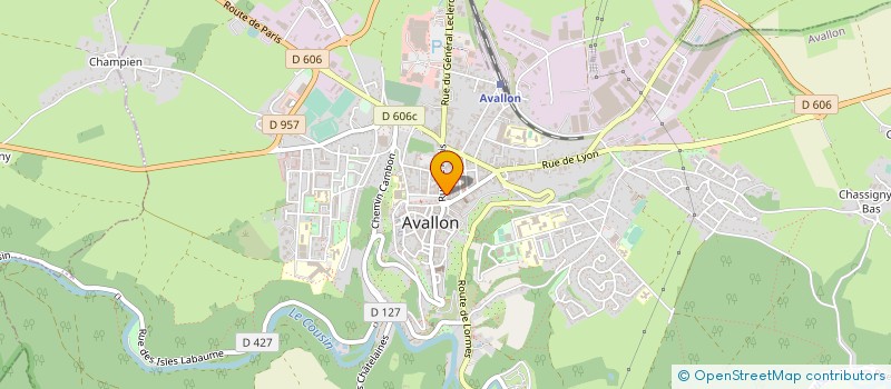 localisation de l'entreprise LA CHASSE DE DERRIERE LES BOIS  MAGNY