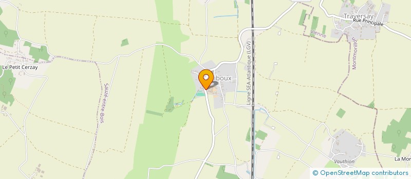 localisation de l'entreprise LA CHASSE GALLERY  LA CHAPELLE-POUILLOUX