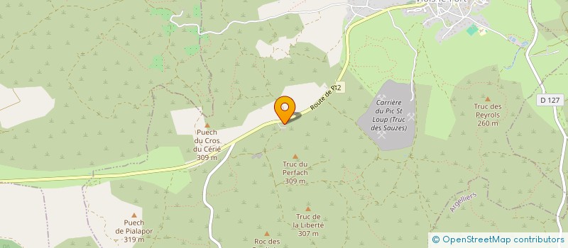 localisation de l'entreprise LA CHASSELETTE  VIOLS-LE-FORT