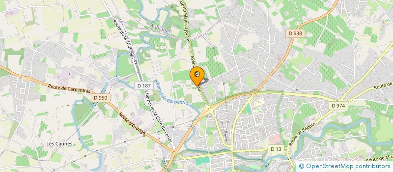 localisation de l'entreprise LA CHATAIGNE à CARPENTRAS