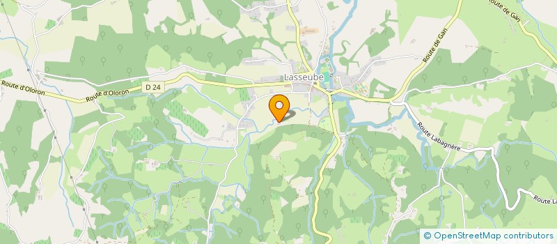 localisation de l'entreprise LA CHATAIGNE BEARNAISE à LASSEUBE