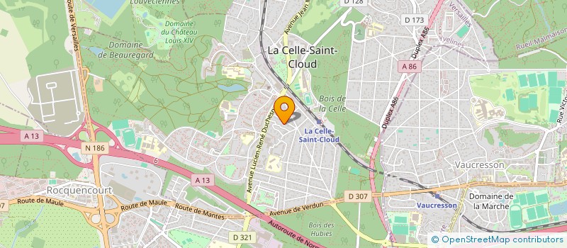 localisation de l'entreprise LA CHATAIGNERAIE  LA CELLE-SAINT-CLOUD