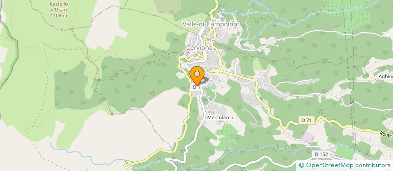 localisation de l'entreprise LA CHATAIGNERAIE à CERVIONE