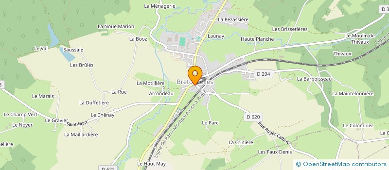 localisation de l'entreprise LA CHATAIGNERAIE à REMALARD-EN-PERCHE