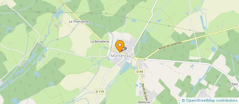 localisation de l'entreprise LA CHATAIGNERAIE à CHATENOY