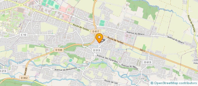 localisation de l'entreprise LA CHATAIGNERAIE  IDRON