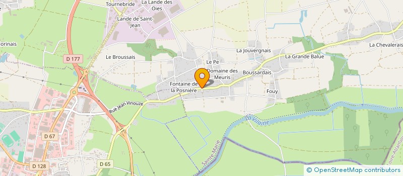 localisation de l'entreprise LA CHATAIGNERAIE DES BAUCHES à SAINTE-MARIE