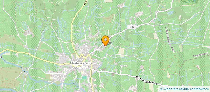 localisation de l'entreprise LA CHATEAUNOVOISE  CHATEAUNEUF-DU-PAPE