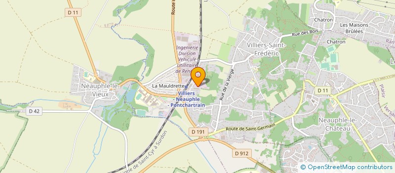 localisation de l'entreprise LA CHATELAINE  VILLIERS-SAINT-FREDERIC