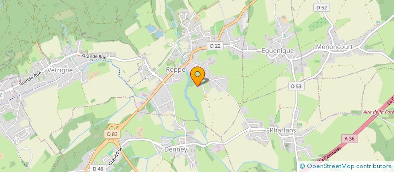 localisation de l'entreprise LA CHATENAISE à ROPPE