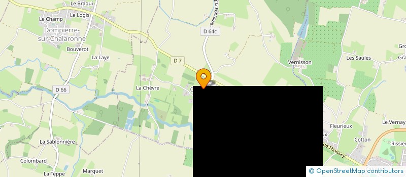 localisation de l'entreprise LA CHATILLONNAISE D'ELECTRICITE  L'ABERGEMENT-CLEMENCIAT