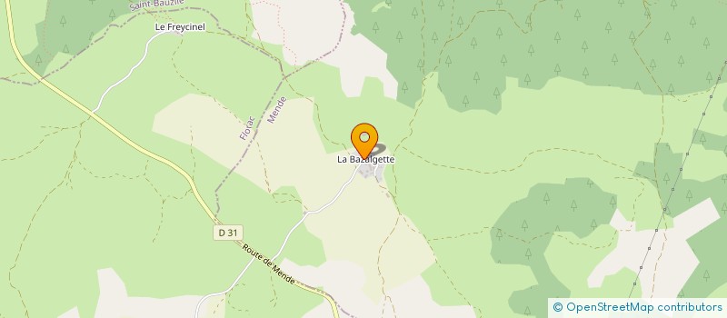 localisation de l'entreprise LA CHAUDIERE  SAINT-ETIENNE-DU-VALDONNEZ