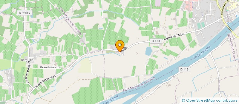 localisation de l'entreprise LA CHAUDRONNERIE DES 2 COMPERES  PUJOLS