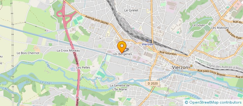 localisation de l'entreprise LA CHAUDRONNERIE VIERZONNAISE à VIERZON
