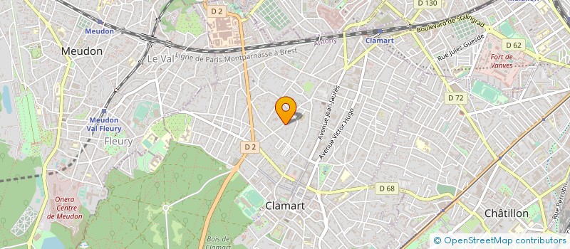 localisation de l'entreprise LA CHAUFFERIE PRODUCTIONS à CLAMART